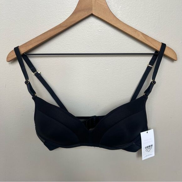 LIVELY The No-Wire Push-Up Bra Black Size 36B NWT 45570 - Picture 5 of 11